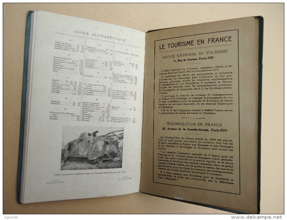 Guides Illustrés MICHELIN des Champs de Bataille - Les Batailles de PICARDIE  - 1920