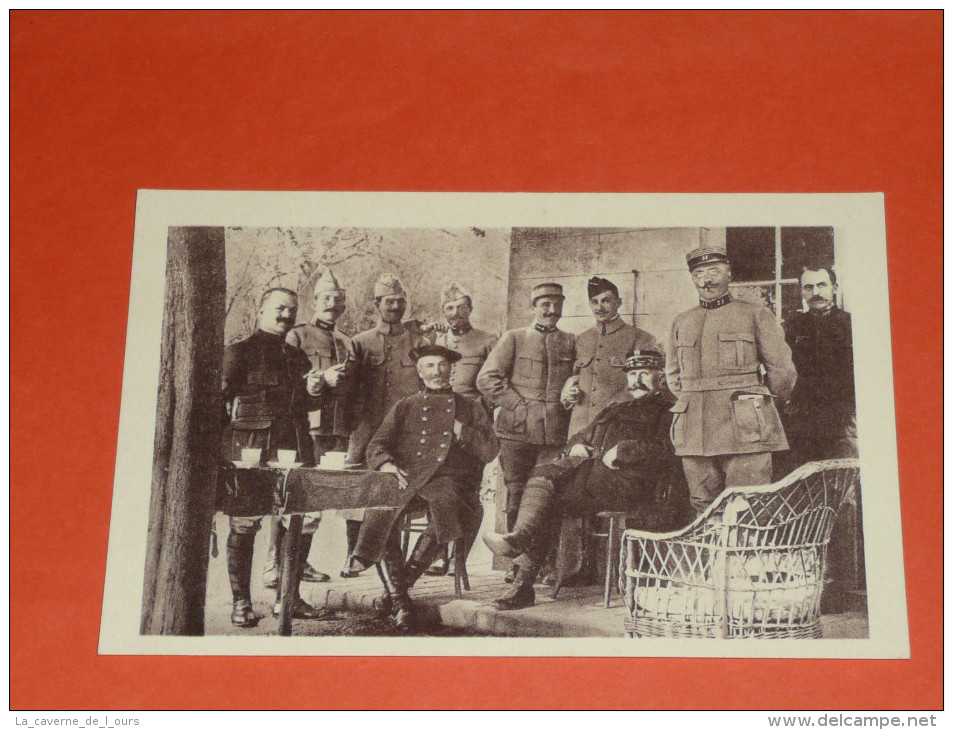 CPA, Carte Postale, Militaria, WW1, Barbot Et Pétain, Offensive D'Artois, Chateau Du Bois De La Haie, Mai 1915, Combes - Personnages