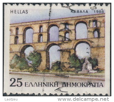 Grèce 1988. ~ YT 1688B - Aqueduc De Cavala - Oblitérés