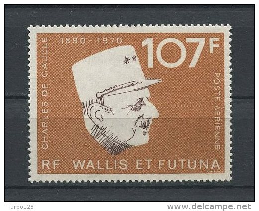 WALLIS FUTUNA 1973 PA N° 48** Neuf = MNH Superbe Cote 19,50 € DE GAULLE Célébrités Celebrities - Ungebraucht