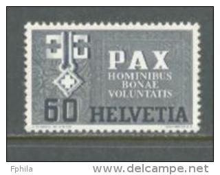 1945 SWITZERLAND 60C. PAX EUROPA MICHEL: 453 MNH ** - Neufs