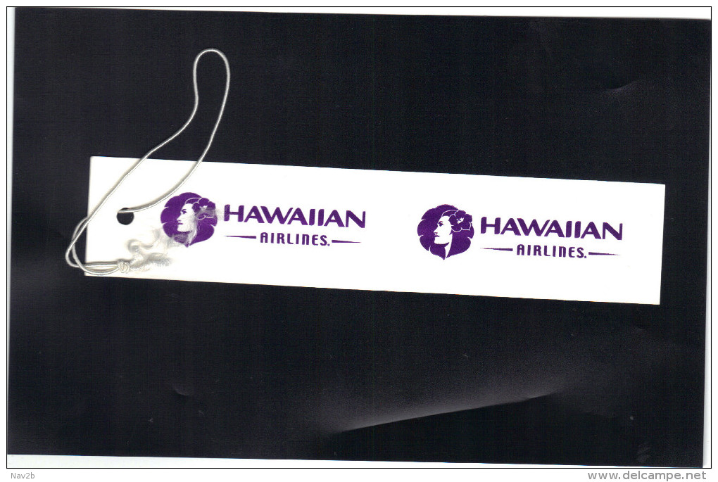 Etiquette Pour Bagages   HAWAIIAN  AIRLINES - Etichette Da Viaggio E Targhette