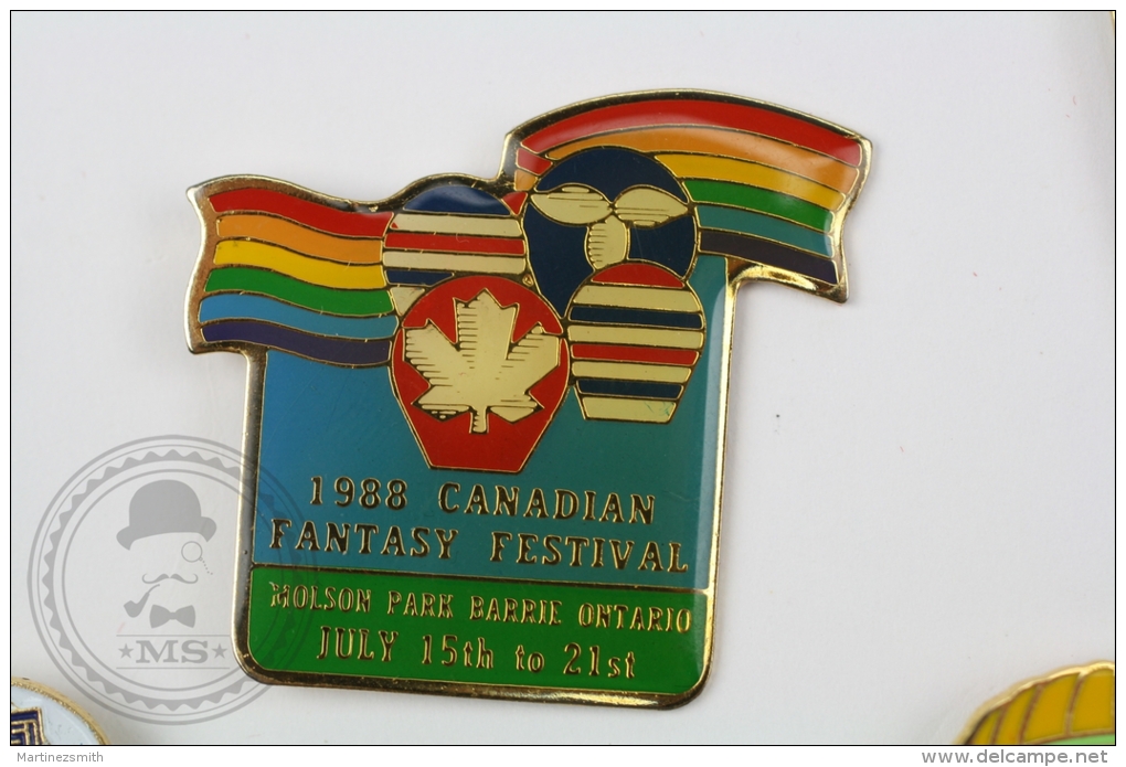1988 Canadian Fantasy Festival - Molson Park Barrie Ontario, July 15th To 21st  - Pin Badge #PLS - Arthus Bertrand