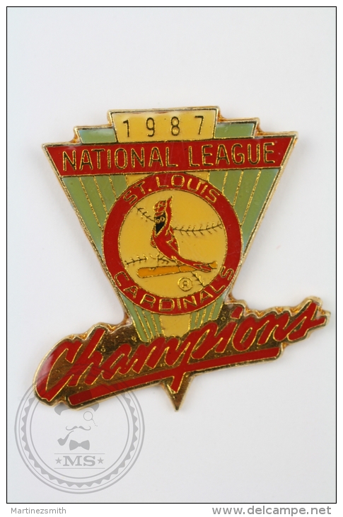 1987 National League St . Louis Cardinals Champions - Pin Badge #PLS - Baseball