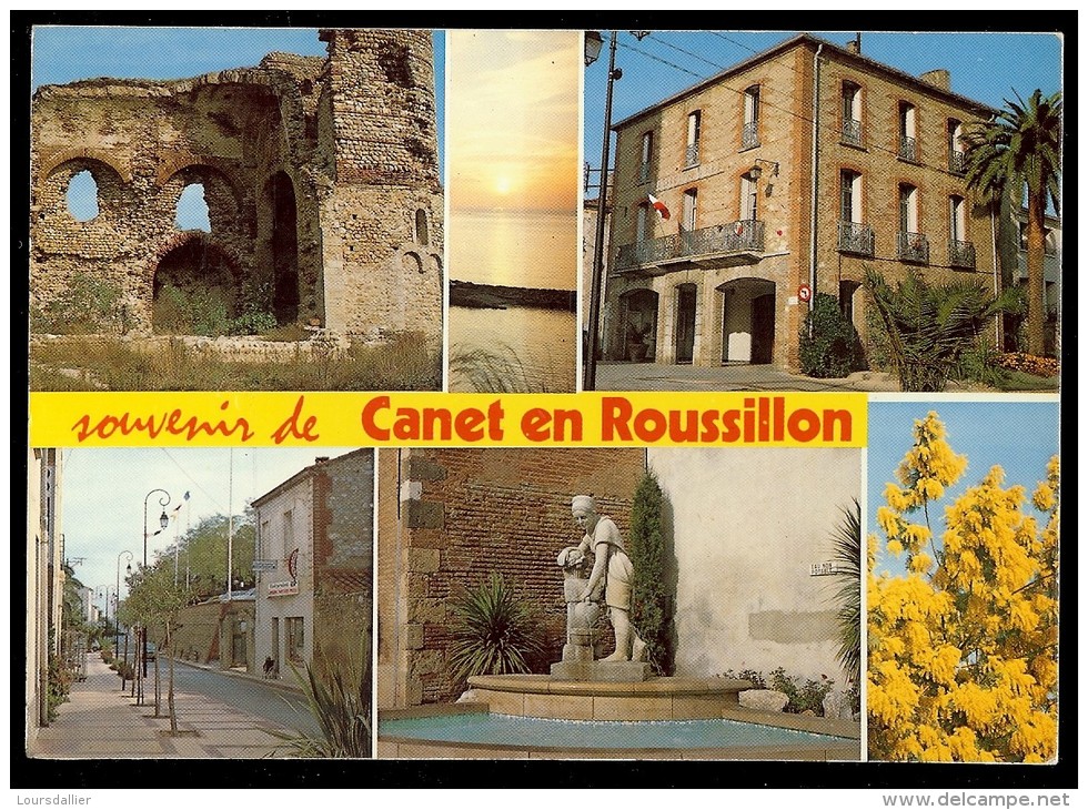 Carte Postale CANET EN ROUSSILLON Souvenirs - Canet En Roussillon