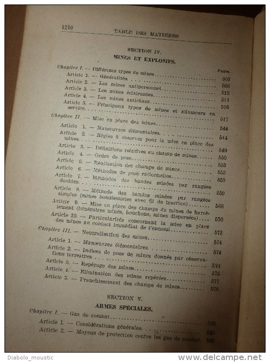 1951 MANUEL du Gradé :PISTOLET AUTOMAT,P-M;CARABINE;MITRAILLEUSES;FUSIL ;LANCE-ROQUETTE;GRENADES; MINE;EXPLOSIF;GAZ..etc