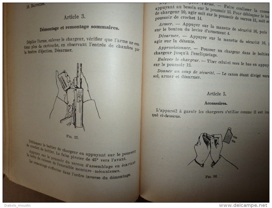 1951 MANUEL du Gradé :PISTOLET AUTOMAT,P-M;CARABINE;MITRAILLEUSES;FUSIL ;LANCE-ROQUETTE;GRENADES; MINE;EXPLOSIF;GAZ..etc