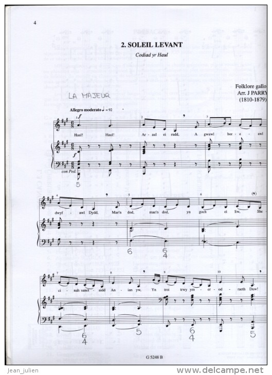 FORMATION MUSICALE - SOLFEGE - Melodies -  Volume 3 -  2ème Cycle A Preparatoire - Enseignement Jean Clement JOLLET - Etude & Enseignement