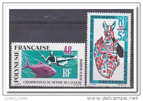 Frans Polynesie 1969, Postfris MNH, World Cup In Underwater Hunting - Unused Stamps