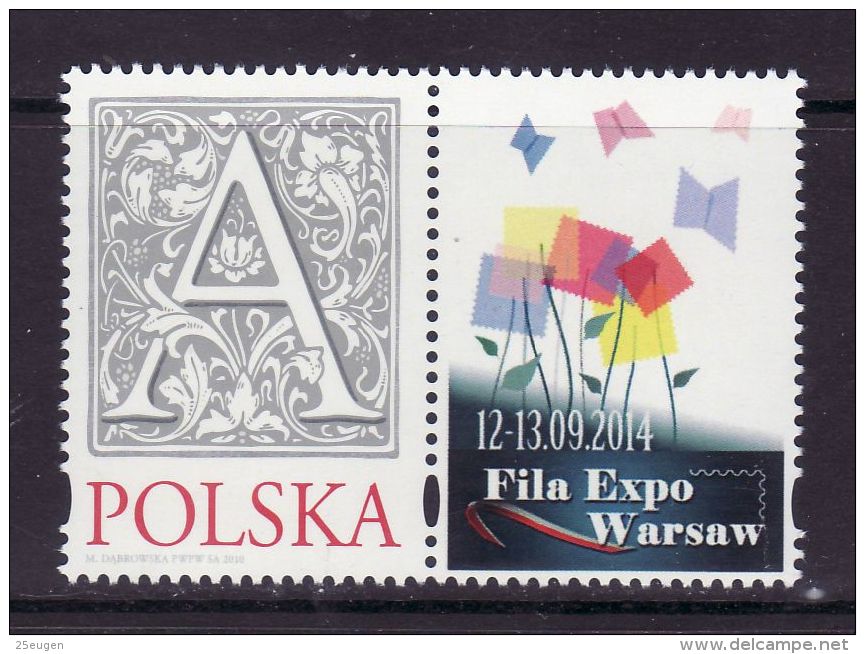 POLAND 2014  WARSAW FILA EXPO   MNH - Ungebraucht