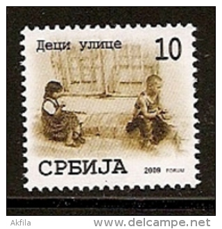 108. Serbia, 2009, For Children From The Street, Surcharge, MNH (**) - Serbia