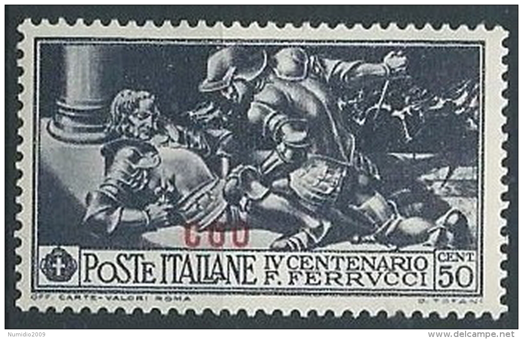 1930 EGEO COO FERRUCCI 50 CENT MNH ** - ED967 - Aegean (Coo)