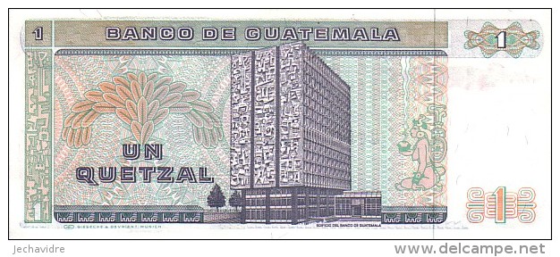 GUATEMALA   1 Quetzal   Emission Du 07-01-1987   Pick 66       ***** BILLET  NEUF ***** - Guatemala