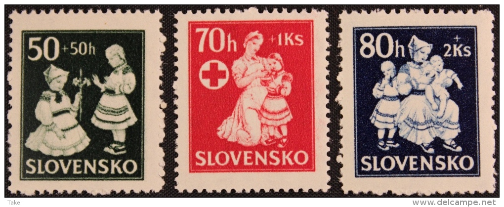 Slowakije, Kinderhilfe - Unused Stamps