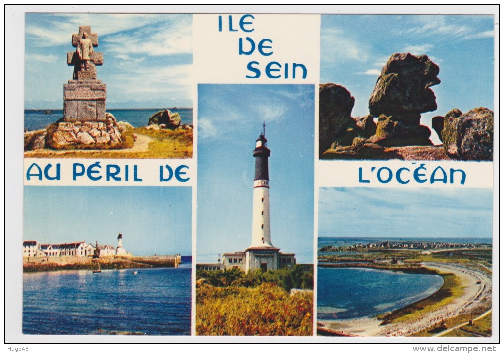 ILE DE SEIN - N° MX 4180 - MULTIVUES AVEC PHARE - CP NON VOYAGEE - Ed. D´ ART JOS - Ile De Sein