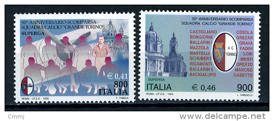 1999 -  Italia - Italy -  Catg. Sass. - Nr. 2413/2414 - Mint - MNH - 1991-00: Mint/hinged