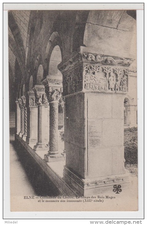 66 - ELNE - Colonnade Du Cloître - Le Songe Des Rois Mages Et Le Massacre Des Innocents - Elne