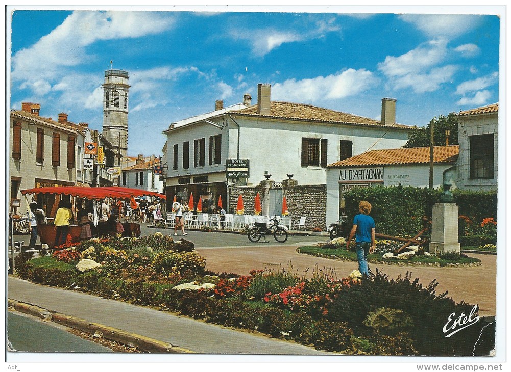 TA1@ CP ST SAINT PIERRE ANIMEE, ILE D'OLERON, JOLIE VUE, CHARENTE MARITIME 17 - Saint-Pierre-d'Oleron