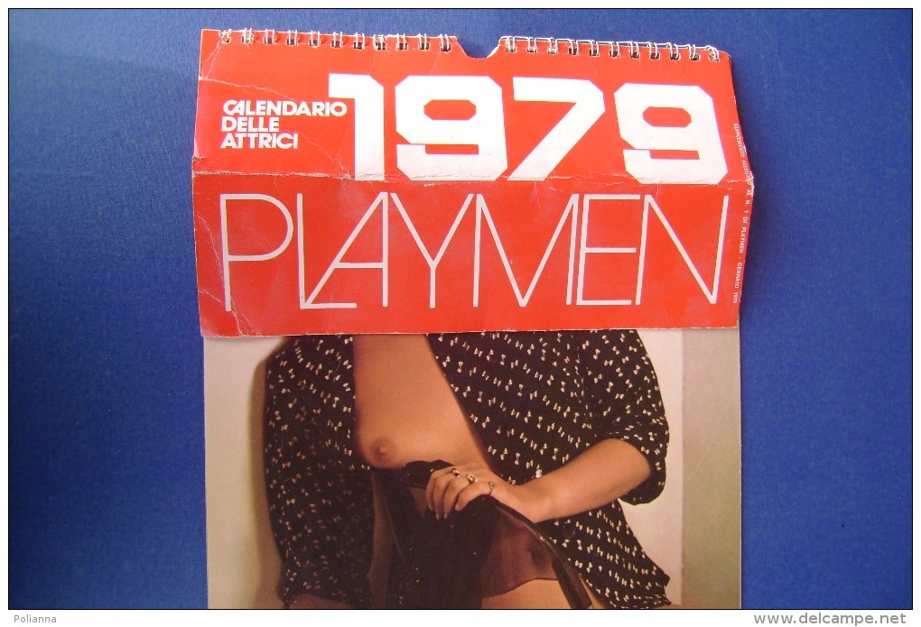 CX020- CALENDARIO PLAYMEN 1979/ILONA STALLER/NADIA CASSINI/ELEONORA GIORGI/GLORIA GUIDA/SYDNE ROME - Formato Grande : 1971-80