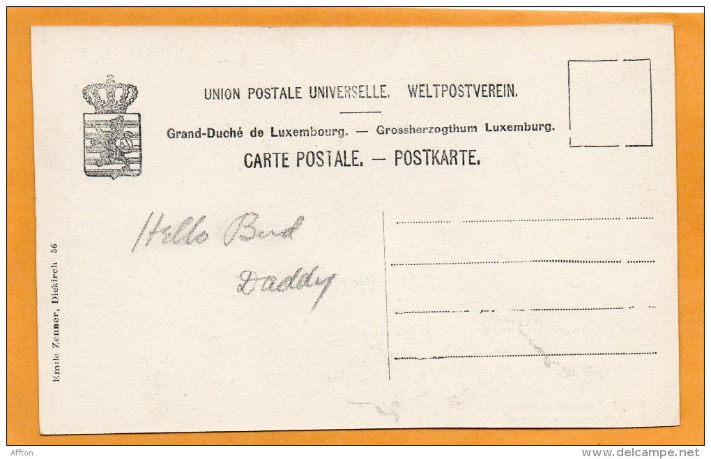 Route De Consdorf Petite Suisse 1905 Luxembourg Postcard - Muellerthal