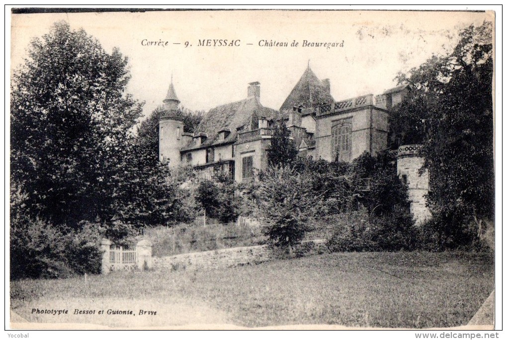 CP, 19, MEYSSAC, Château De Beauregard, Ecrite En 1925 - Otros & Sin Clasificación