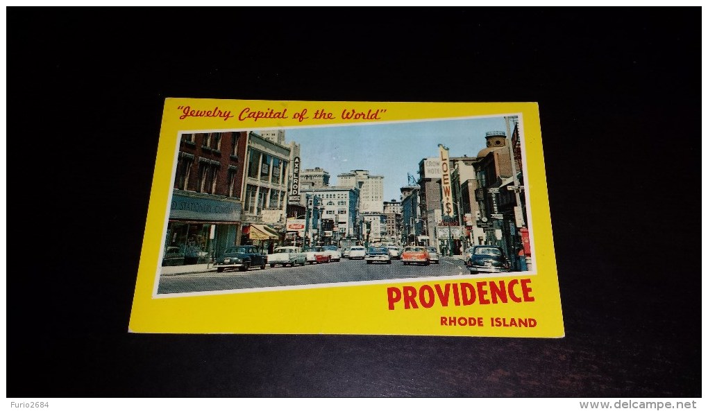 C-14925 CARTOLINA PROVIDENCE - RHODE ISLAND - JEWELRY CAPITAL OF THE WORLD - Providence