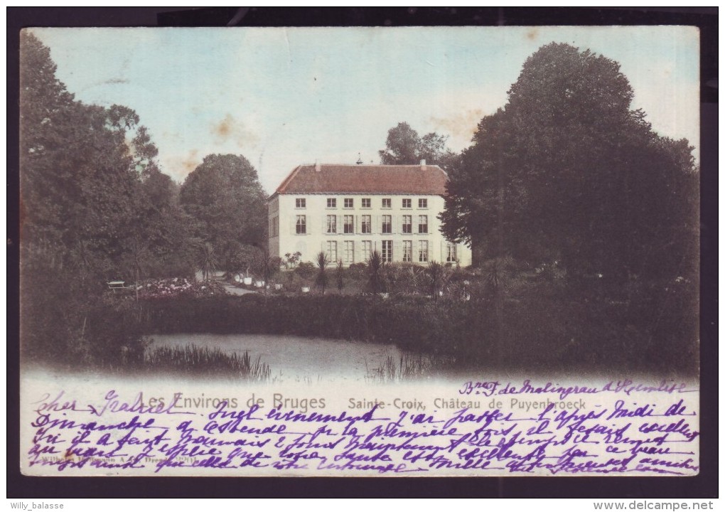 Carte Postale  - Les Environs De Bruges - Sainte Croix - Château De PUYENBROECK - Kasteel - CPA   // - Wachtebeke