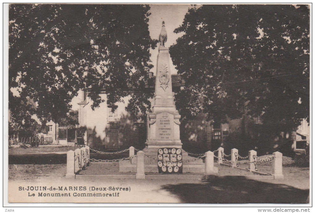 79.012 / ST JOUIN DE MARNES - Le Monument Commemoratif - Saint Jouin De Marnes