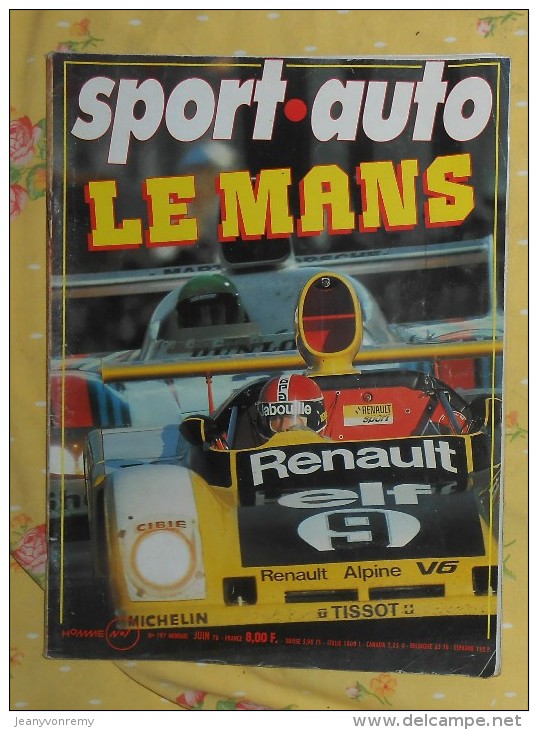 SPORT AUTO. N°197. JUIN 1978. LE MANS. - Sport