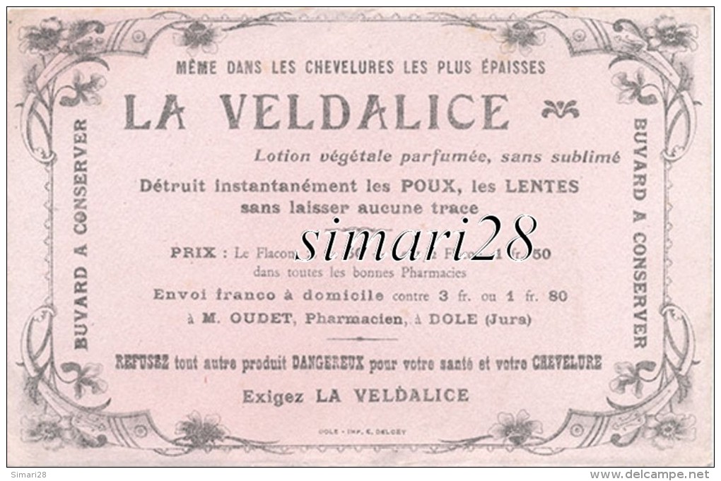 BUVARD - LA VELDALICE - LOTION VEGETALE PARFUMEE SANS SUBLIME - Parfums & Beauté