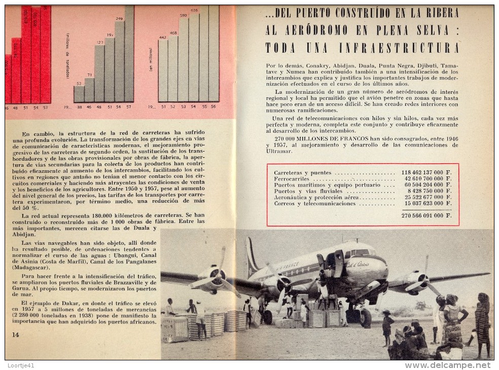 Brochure Guide Gids Toerisme Tourisme - France Outre-Mer Progrès - 1958 - Praktisch