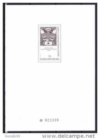 (*) Tchéque République 1996, Epreuve En Noir (PT 3a) - Blocks & Sheetlets