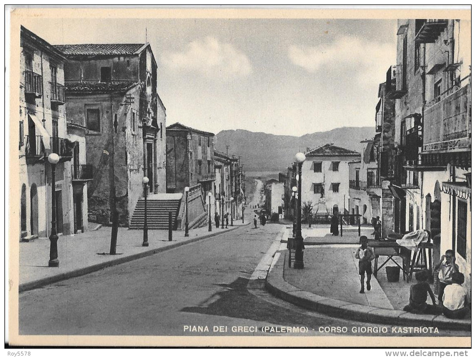 SICILIA-PALERMO-PIANA DEI GRECI CORSO GIORGIO KASTRIOTA - Altri & Non Classificati