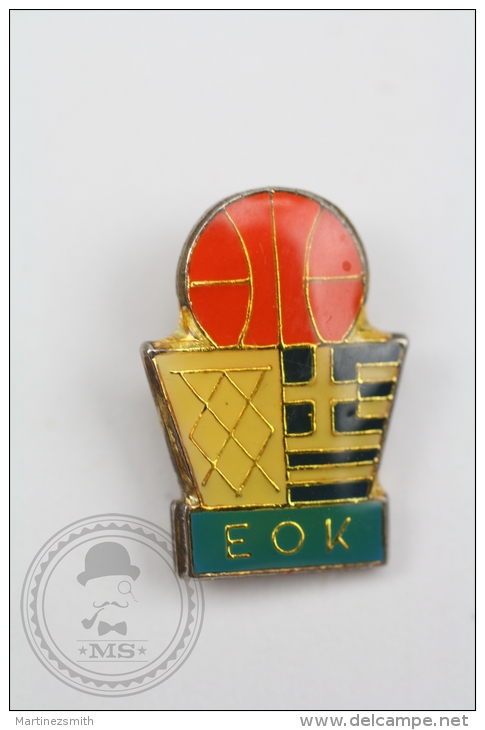 EOK Greece Greek Basketball Association Federation - Pin Badge #PLS - Basketball