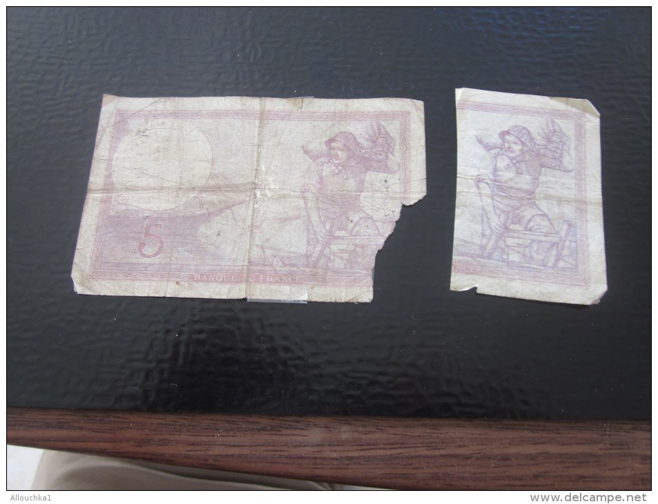 Billet De La Banque De France &gt;1932 DeVIOLET   &gt;&gt; 5F Cinq Francs  &gt;&gt;&gt;&gt;    Vendu En L'état - 5 F 1917-1940 ''Violet''