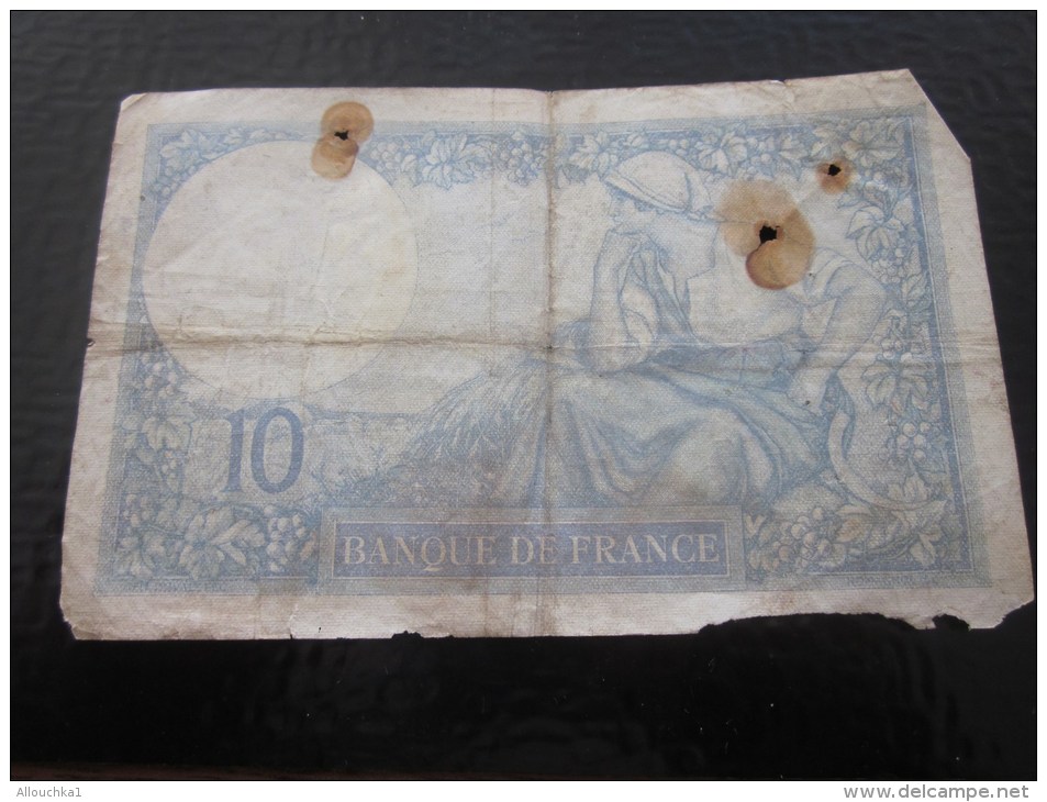 Billet De La Banque De France &gt;1932  Minerve Bleu   &gt;&gt; 10F Dix Francs  &gt;&gt;&gt;&gt;    Vendu En L'état - 10 F 1916-1942 ''Minerve''