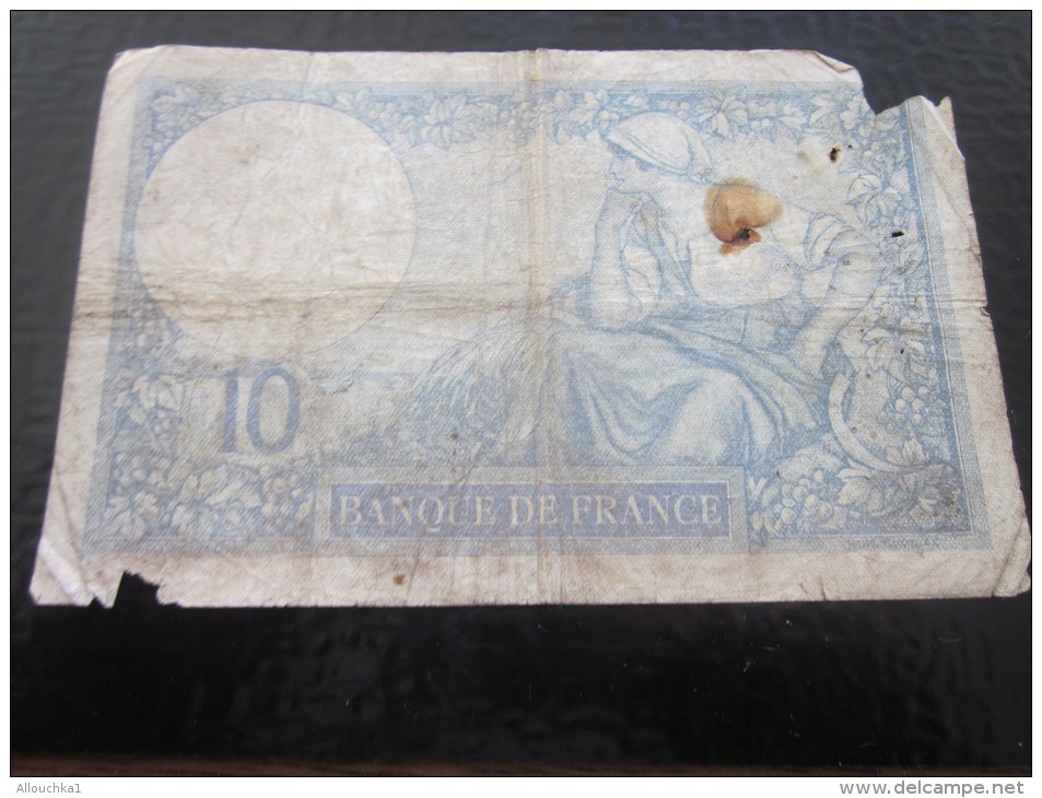 Billet De La Banque De France &gt;1932  Minerve Bleu   &gt;&gt; 10F Dix Francs  &gt;&gt;&gt;&gt;    Vendu En L'état - 10 F 1916-1942 ''Minerve''