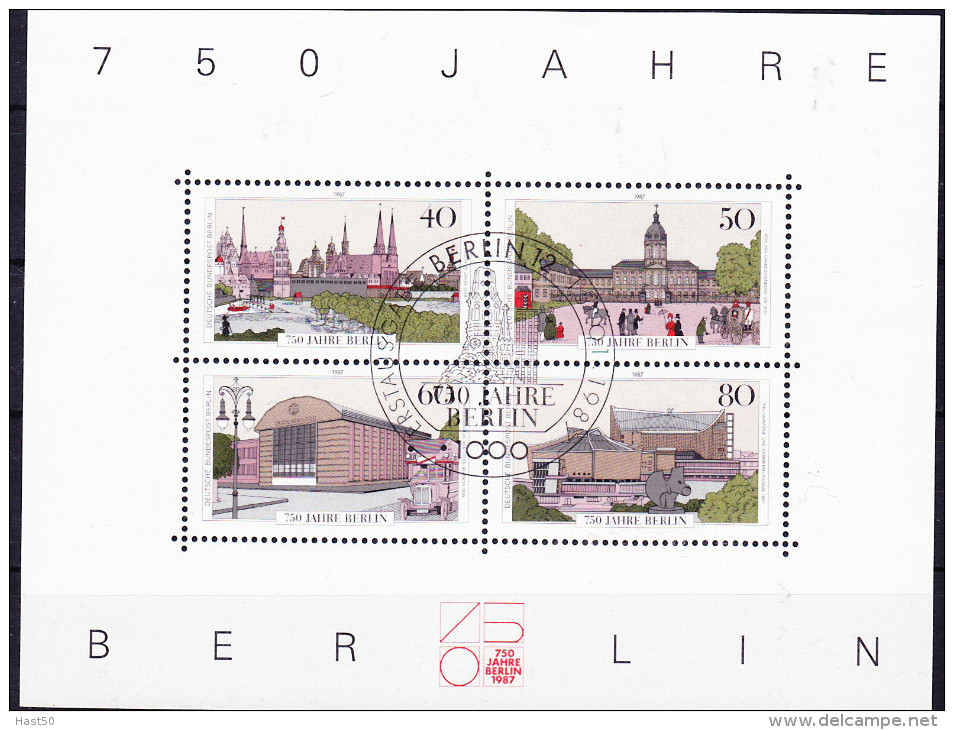 Berlin - 750 Jahre/years/ans Berlin 1987 - Gest. Used Obl. - Blocks & Kleinbögen