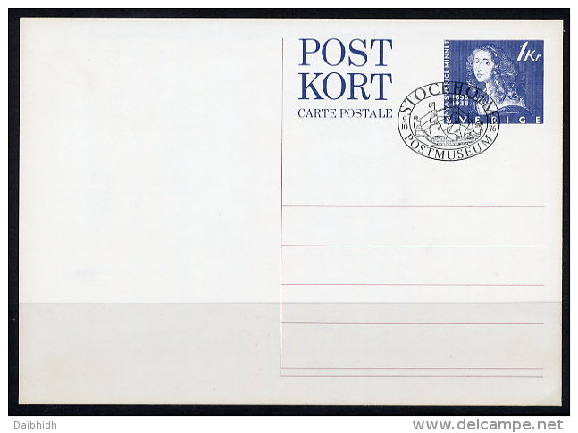 SWEDEN 1976 Swedish Settlement In Delaware Postal Stationery Card, Cancelled..   Michel P99 - Entiers Postaux