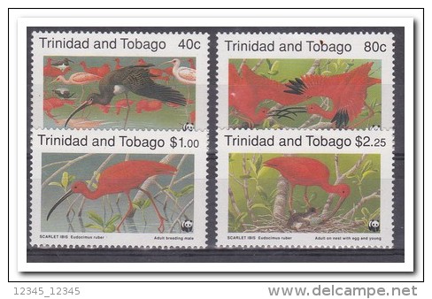 Trinidad & Tobago 1990, Postfris MNh, WWF, Birds - Trinidad & Tobago (1962-...)
