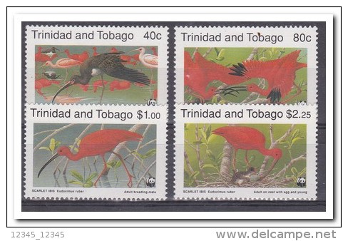 Trinidad & Tobago 1990, Postfris MNh, WWF, Birds - Trinité & Tobago (1962-...)