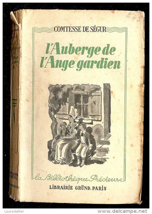 LA COMTESSE DE SEGUR L'auberge De L'ange Gardien - Bibliothèque Précieuse