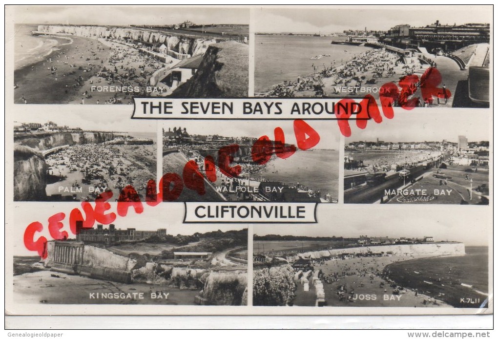 ROYAUME UNI - ANGLETERRE - THE SEVEN BAYS AROUND   CLIFTONVILLE - 1958 - Margate