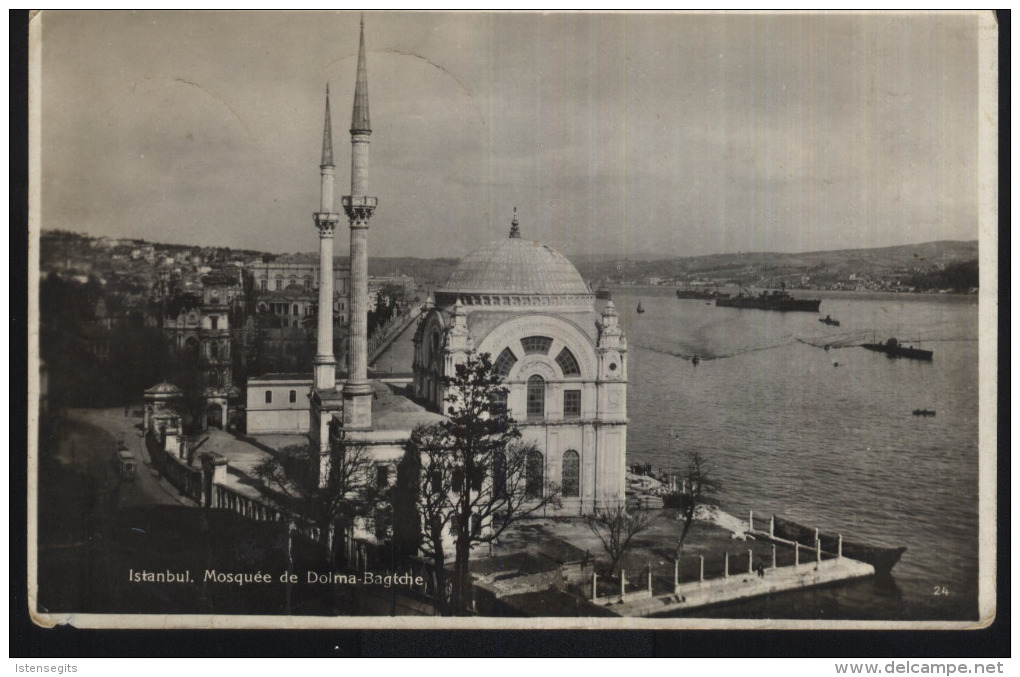 Constantinopole-Intanbul-  Mosque Mosquee Front/back-2 Scans - Islam