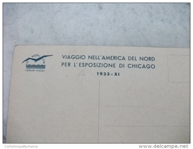 Viaggio Nell'america Del Nord Per L'esposizione Di Chicago 1933 I Grandi Viaggi  Cascate Del Niagara - Esposizioni