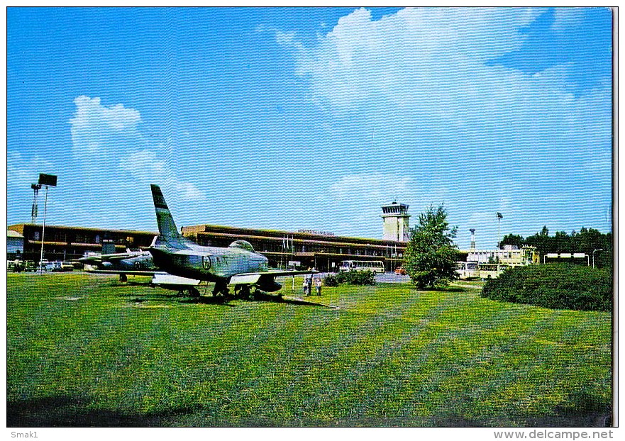 AK AERODROME AIRPORT  LETALISCE LJUBLJANA - BRNIK ALTE POSTKARTE 1983 - Aérodromes