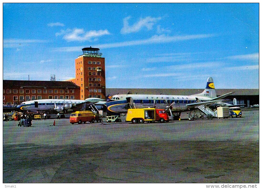 AK AERODROME AIRPORT  FLUGHAFEN MÜNCHEN FLUGHAFEN REIM  ALTE POSTKARTE - Aerodrome