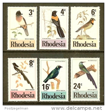 RHODESIA, 1977, Mint Never  Hinged Stamp(s) Birds, MI Nrs. 188-193, #9003 - Rhodesien (1964-1980)