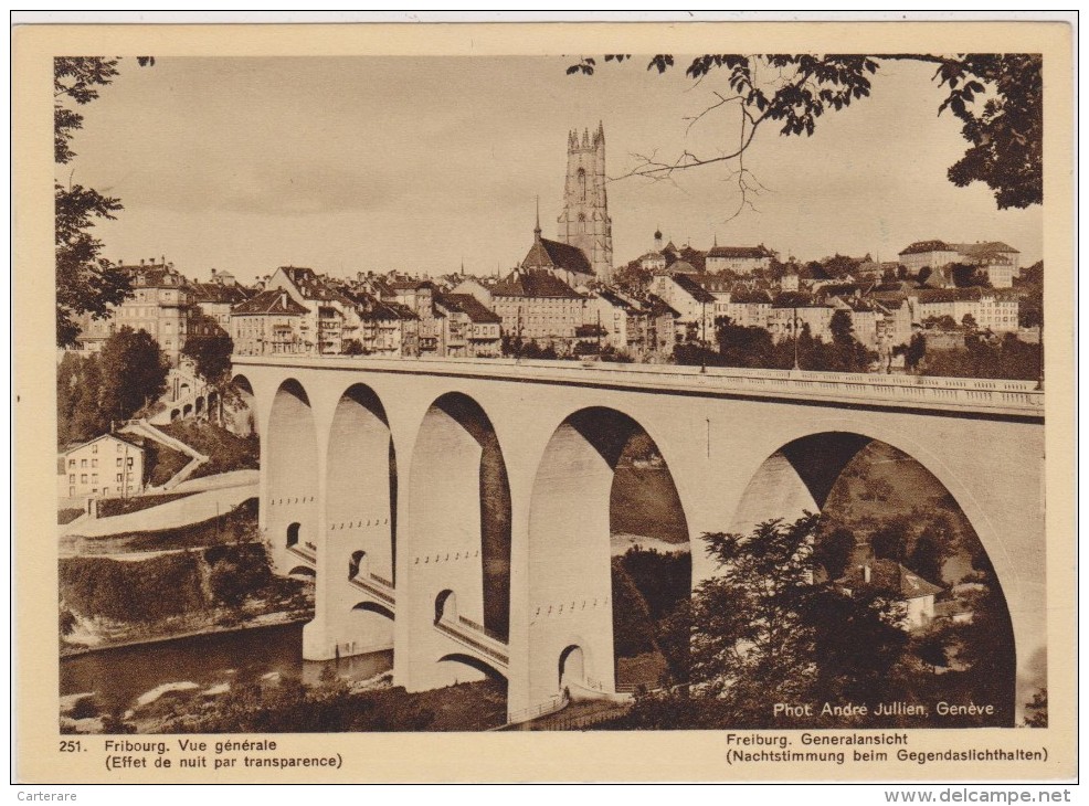 SUISSE,SWITZERLAND,SWISS, HELVETIA,SCHWEIZ,SVIZZERA , FRIBOURG,FREIBURG,PHOTO ANDRE JULIEN,pont - Fribourg