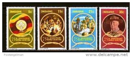 ZIMBABWE, 1982, Mint Never Hinged Stamp(s) Scouting, MI Nr(s). 265-268, #5894 - Zimbabwe (1980-...)